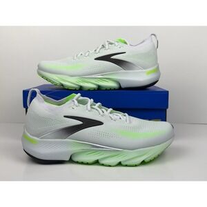 Brooks Glycerin Flex Running Shoes Men's Size 13 White/Green Gecko/Phontom